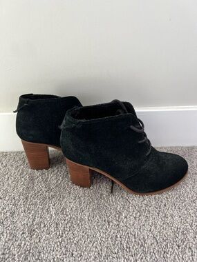 Tom’s Women’s Black Suede Booties